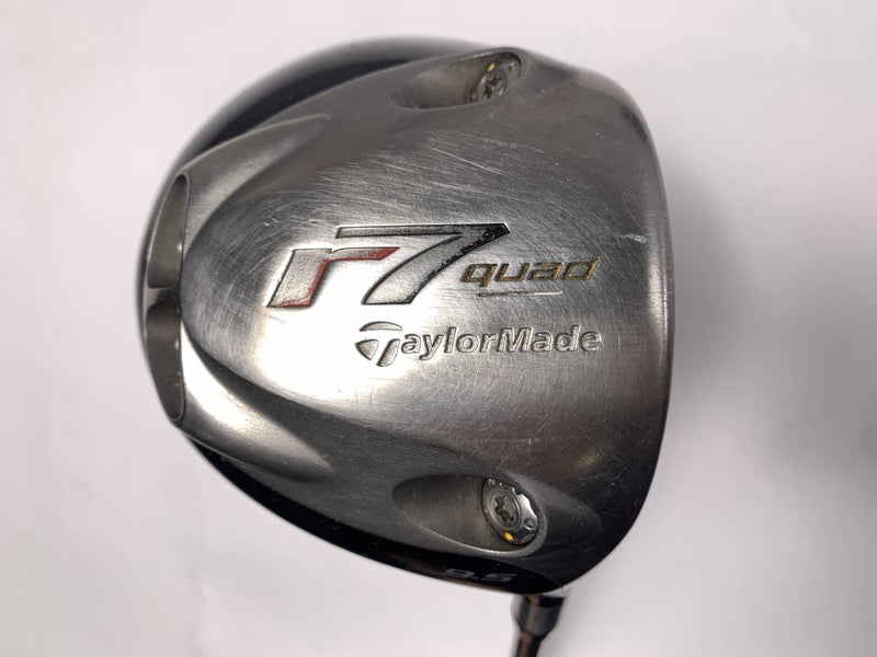 TaylorMade R7 Quad Driver 9.5* MAS2 65g Stiff Graphite Mens RH
