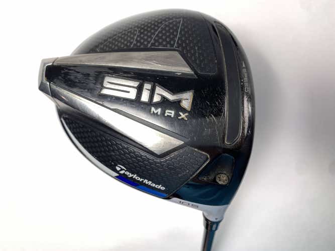TaylorMade SIM MAX Driver 10.5* Project X HZRDUS Smoke Green 6.0 60g Stiff RH
