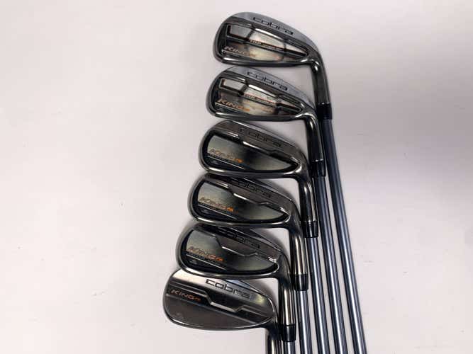 Cobra KING F6 Iron Set 6-PW+GW Matrix Ozik Red Tie Q4 60g Regular RH