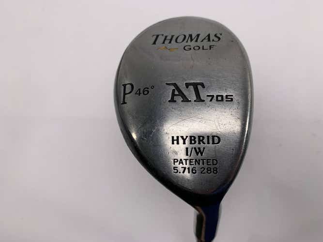 Thomas Golf AT 705 Pitching Wedge PW 46* Senior Graphite Mens RH Midsize Grip