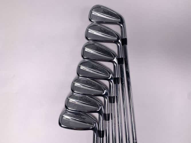 Titleist T200 2023 Iron Set 4-PW True Temper AMT S300 Black Stiff Steel Mens RH