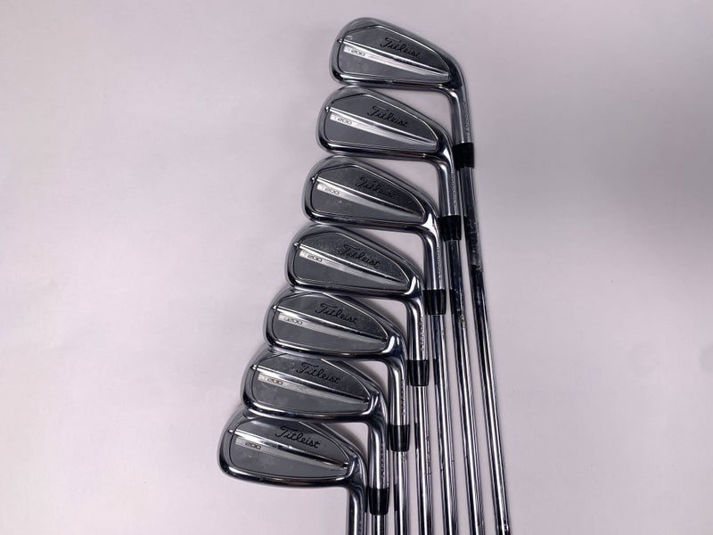 Titleist T200 2023 Iron Set 4-PW True Temper AMT S300 Black Stiff Steel Mens RH