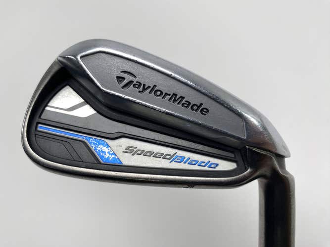 TaylorMade Speedblade Single 6 Iron VeloxT 65g Regular Graphite Mens RH