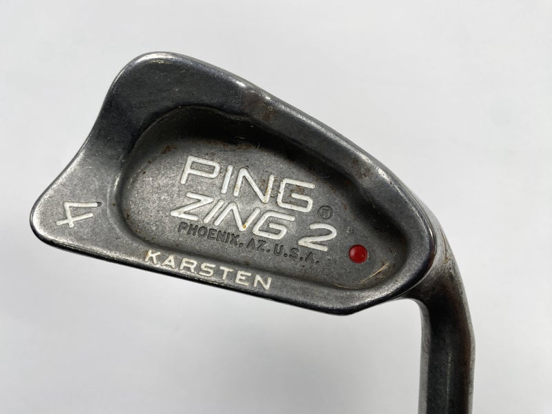 Ping Zing 2 Single 4 Iron Red Dot 1* Flat Karsten JZ Stiff RH Midsize Grip