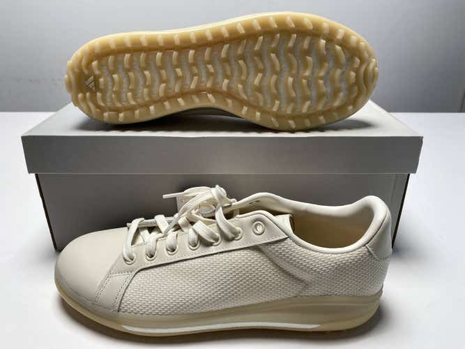 Adidas Go-To Spikeless 1 Waterproof Golf Shoes White Men's SZ 10 (GV6903)