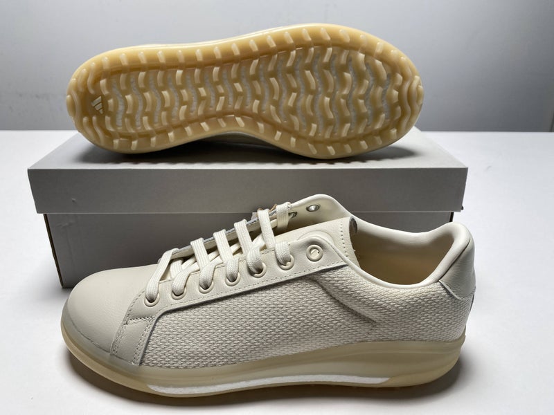 Adidas Go-To Spikeless 1 Waterproof Golf Shoes White Men's SZ 8.5 (GV6903)