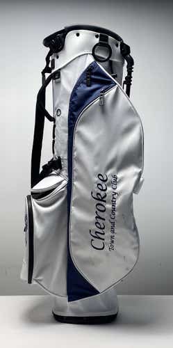 Titleist Players 4 Stand Bag White 4-Way Divide Single Strap Golf Bag