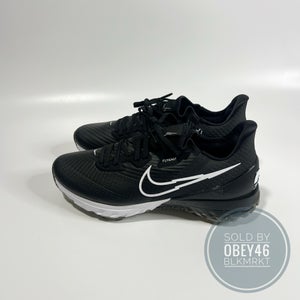 Nike Air Zoom Infinity Tour Flyknit Black White Golf Shoes CT0540-077 9.5