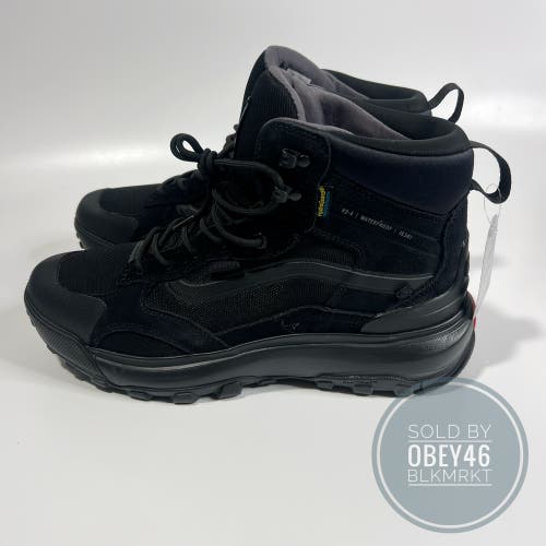 Vans MTE Crestline Hydro Guard Black Waterproof Hiking Boots 12