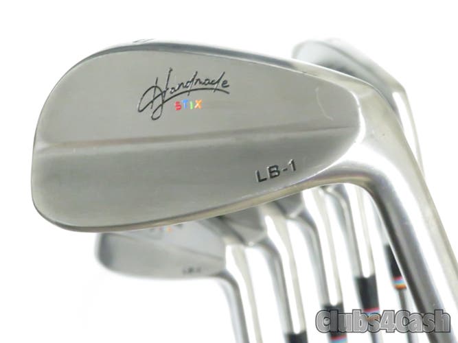 STIX Golf Handmade LB-1 Irons Blade True Temper Dynamic Gold S300 Stiff 4-P NICE