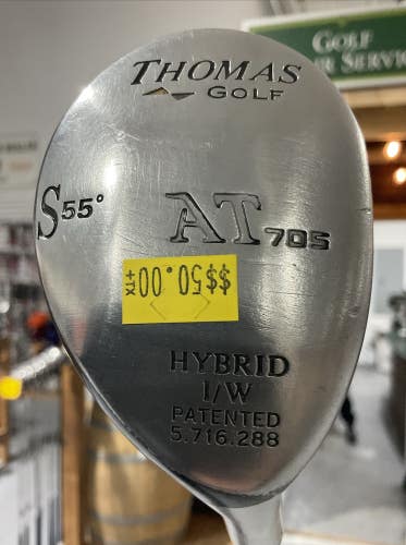 Thomas Golf AT705 55 Hybrid Sand Wedge 36" Regular Flex Graphite Shaft RH USED