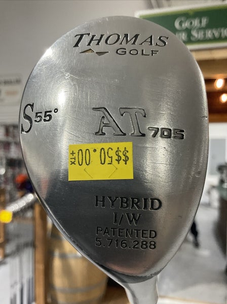 Thomas Golf AT705 55 Hybrid Sand Wedge 36" Regular Flex Graphite Shaft RH USED