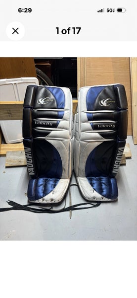 36" Vaughn Velocity 7000 Goalie Leg Pads (Used)