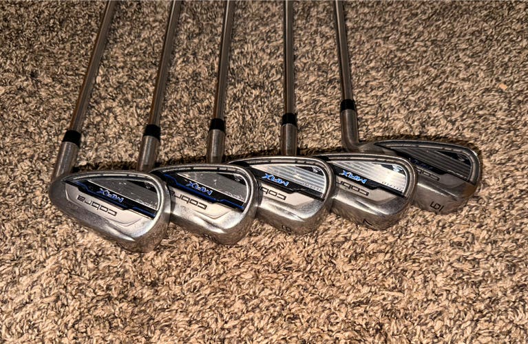 Men's 2016 Cobra Max Right Handed Iron Set Regular Flex Steel Shaft (Used)