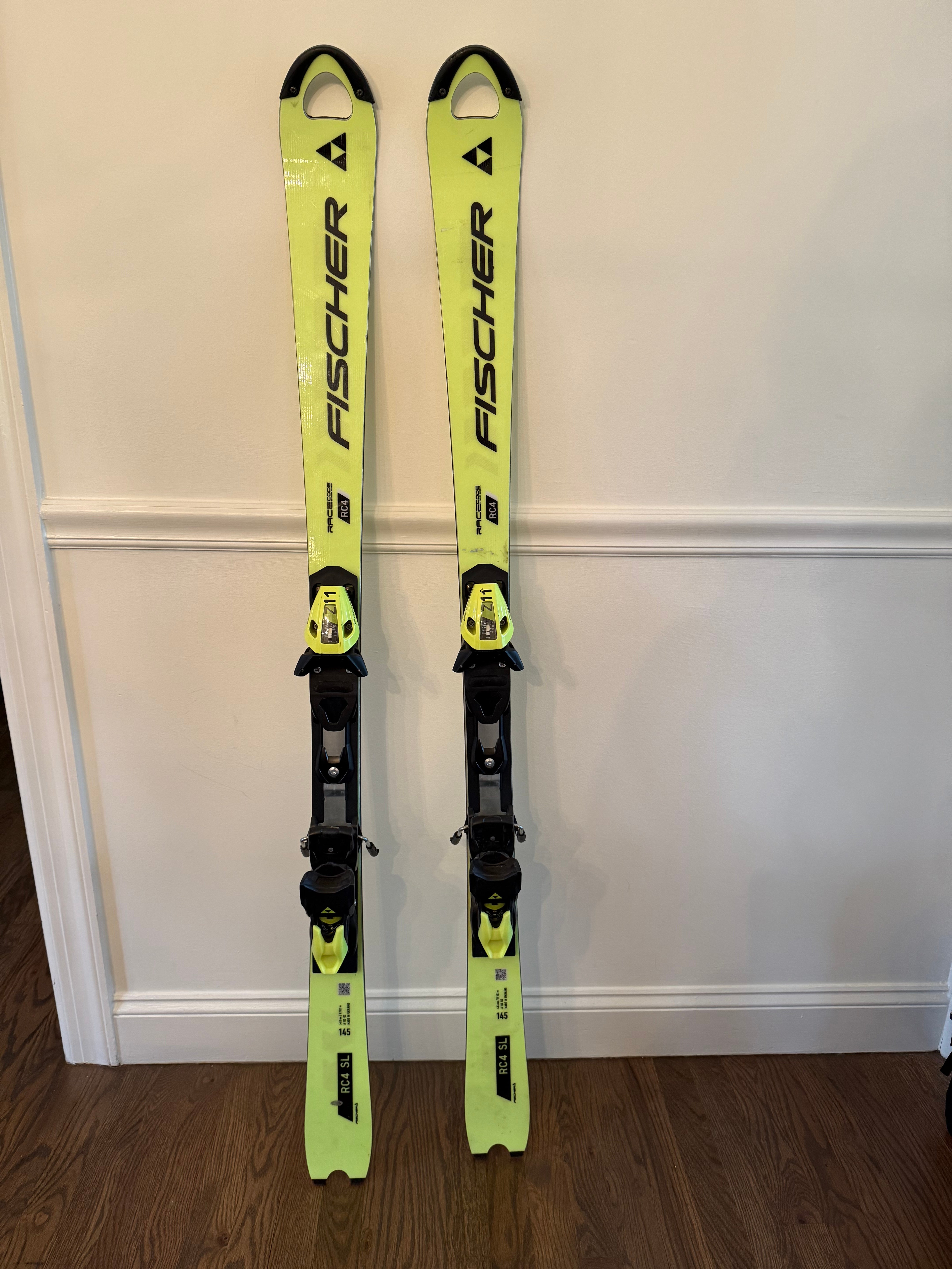 Barely Used 165cm Fischer SL Skis w/ Z20 Bindings | SidelineSwap