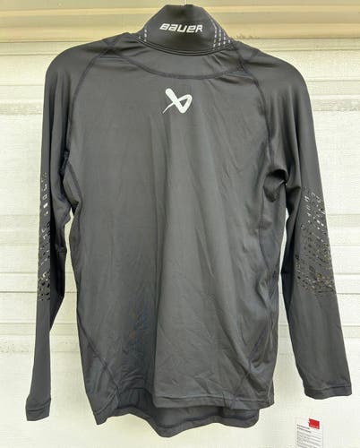 BAUER Neck Protect Longsleeve Baselayer - YOUTH XS
