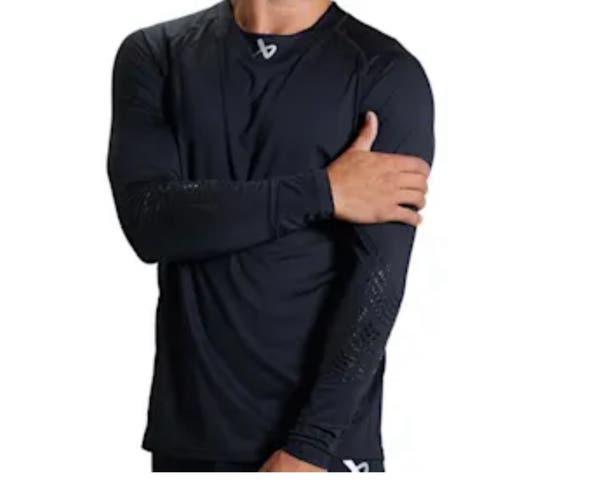 NEW BAUER PRO LONG SLEEVE BASELAYER TOP - ADULT Large