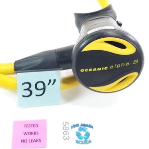 Oceanic Alpha 8 Octo Octopus 2nd Stage Regulator Scuba Dive #5863