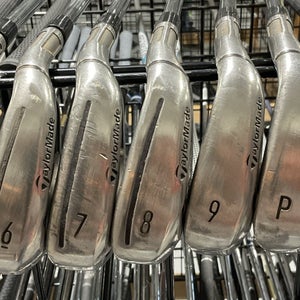 TaylorMade SIM2 MAX 5-PW+AW Irons Set Regular Flex Steel Men's Right Hand USED