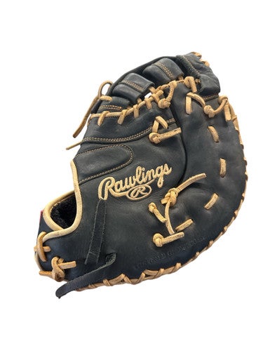 Used Rawlings GOLD GLOVE ELITE BB/SB First Base LH Throw Black 13" 10299-S000303420