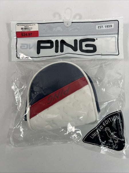 New 2024 Ping Limited Edition US Open Stars & Stripes Mallet Putter Cover