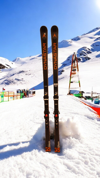 Dynastar 193 cm Racing Speed WC FIS GS Skis With Bindings Max Din 15 (Used)