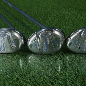 KING COBRA BAFFLER DWS HYBRIDS SET 3H 23 5H 29 6H 32 WOMENS RH W/ NEW GRIPS!