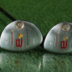 TAYLORMADE BURNER RESCUE HYBRIDS SET 3H 19 4H 22 REAX 60 STIFF GRAPHITE RH