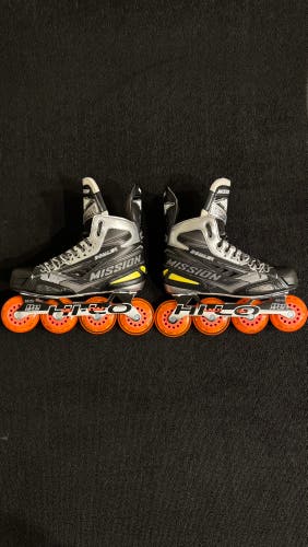 Mission Inhaler NLS3 Inline Skates Regular Width Size 7.5 (New)