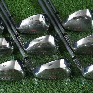 TOUR EDGE BAZOOKA JMAX HYBRID SET 3-PW SW LADIES L FLEX RH + COVERS+ NEW GRIPS!