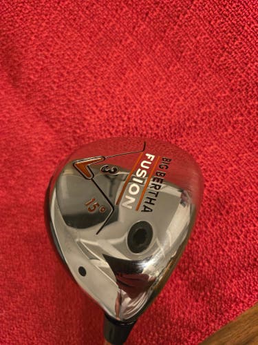 Men's Callaway 2016 Big Bertha Fusion Right Handed Fairway Wood Regular Flex 3 Wood (Used)