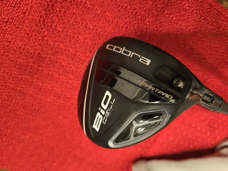 Men's Cobra Bio Cell Black Right Handed Fairway Wood Senior Flex 3-4 Wood (Used)