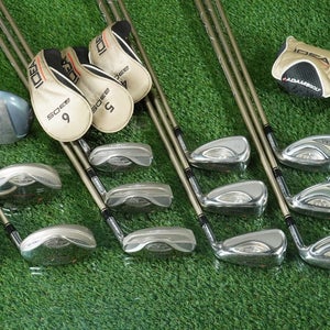 WOMEN'S GOLF ADAMS A3OS SET W/ TAYLORMADE LADIES 321 TI DRIVER & NEW GRIPS!!