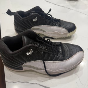 Black Men's Size M 11.0 (W 12.0) Adult Air Jordan Golf Shoes (Used)