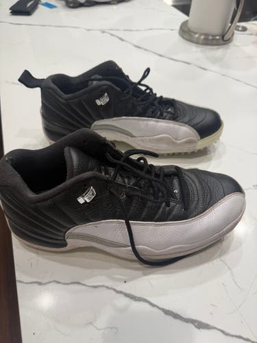Black Men's Size M 11.0 (W 12.0) Adult Air Jordan Golf Shoes (Used)