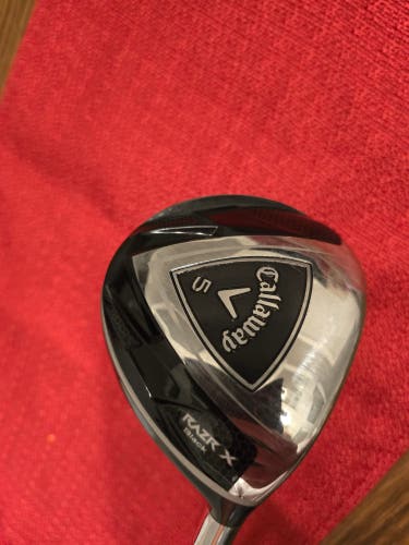 Men's Callaway RAZR X Black Right Handed Fairway Wood Senior Flex 5 Wood (Used)