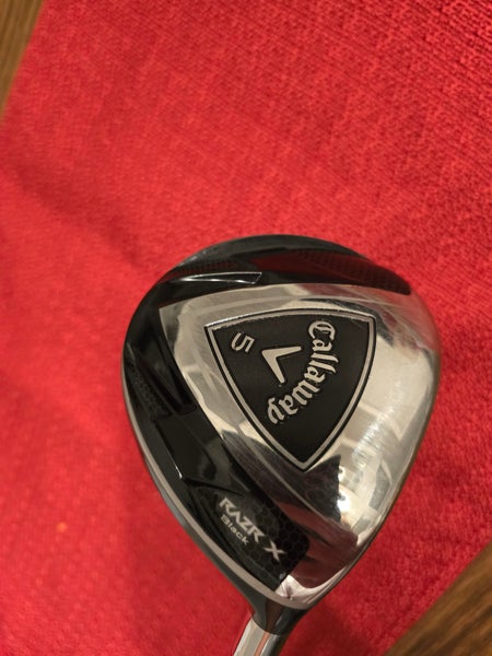 Men's Callaway RAZR X Black Right Handed Fairway Wood Senior Flex 5 Wood (Used)