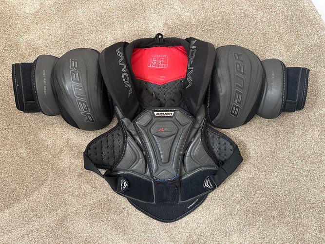 Large Junior Bauer Vapor X900 Shoulder Pads