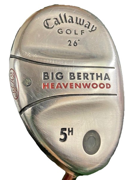Callaway Big Bertha Heavenwood 5h Hybrid 26 RH RCH 75w Regular Flex Graphite 39"