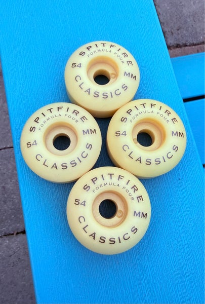 Spitfire Formula Four Classic Skateboard Wheels - 54mm 99a Still Look Brand New