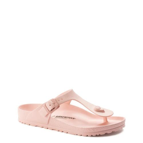 Birkenstock Gizeh Sandals Women's US 8 Light Rose Round Toe Slip On Slide TZP933