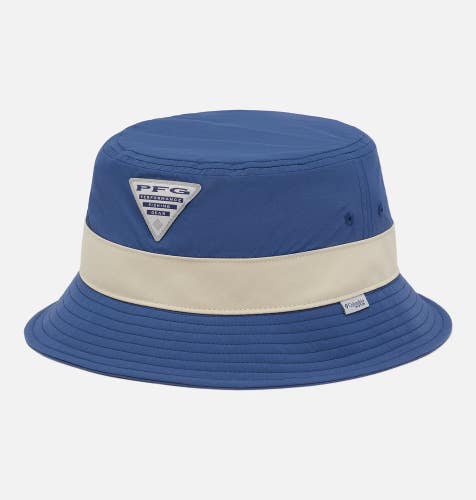 Columbia PFG Slack Tide CU7232-469 Bucket Hat Unisex L-XL Blue Fishing DAB18