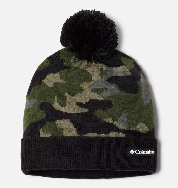 Columbia Polar Powder II CU0740-327 Beanie Unisex Green Camo Omni-Heat DAB29