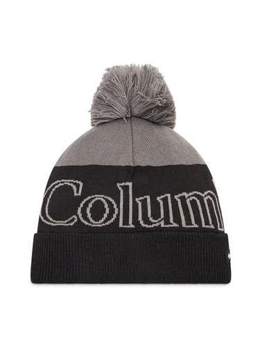 Columbia Polar Powder II CU0740-023 Beanie Unisex Black Gray Stretch Cap DAB30