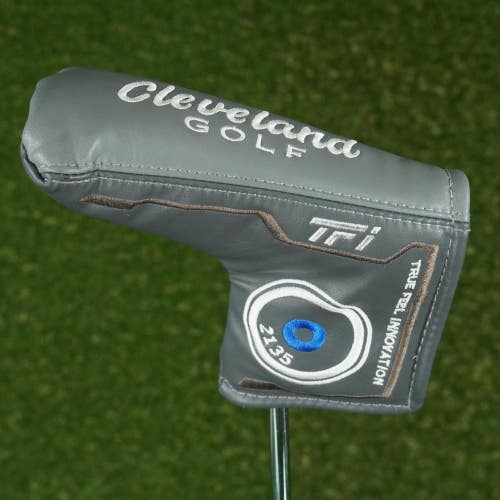 CLEVELAND TFI BLADE PUTTER HEADCOVER 2135 GRAY / WHITE / BLUE ~ LOOK!!