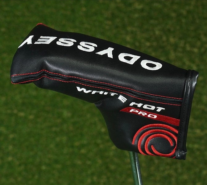 ODYSSEY WHITE HOT PRO BLADE PUTTER HEADCOVER BLACK / WHITE / RED ~ LOOK!!