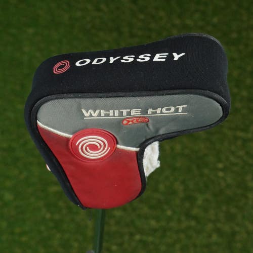 ODYSSEY WHITE HOT XG BLADE PUTTER HEADCOVER BLACK / GRAY / RED ~ LOOK!!