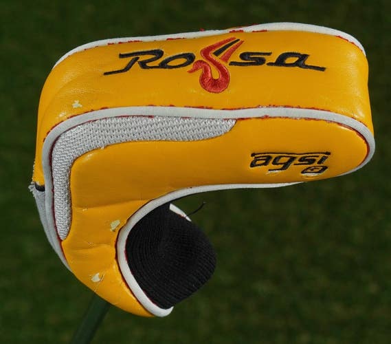 TAYLORMADE ROSSA AGSI+ BLADE PUTTER HEADCOVER YELLOW / BLACK / RED ~ LOOK!!