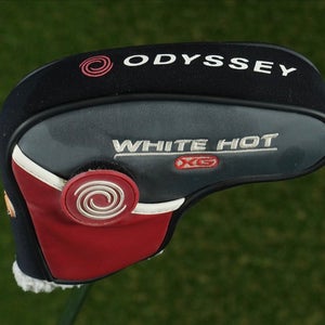 ODYSSEY WHITE HOT XG BLADE PUTTER HEADCOVER BLACK / WHITE / RED ~ LOOK!!