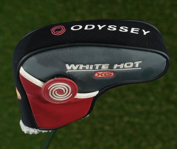 ODYSSEY WHITE HOT XG BLADE PUTTER HEADCOVER BLACK / WHITE / RED ~ LOOK!!